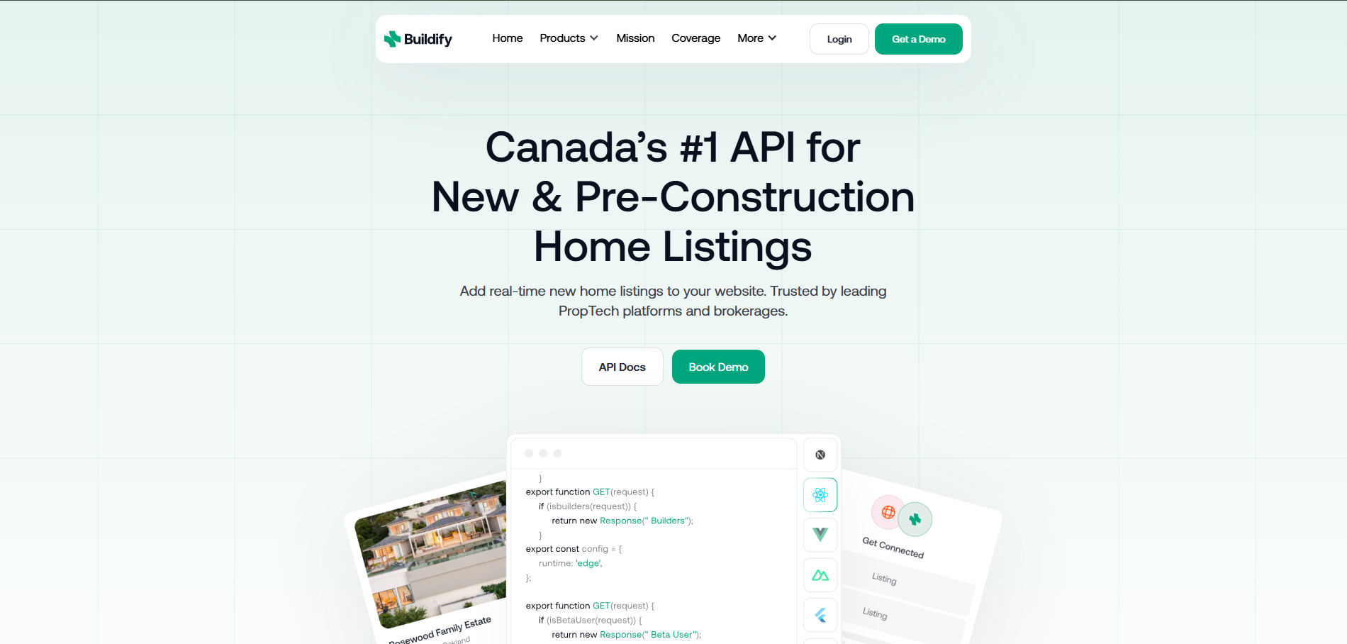 Buildify - PropTech Landing preview