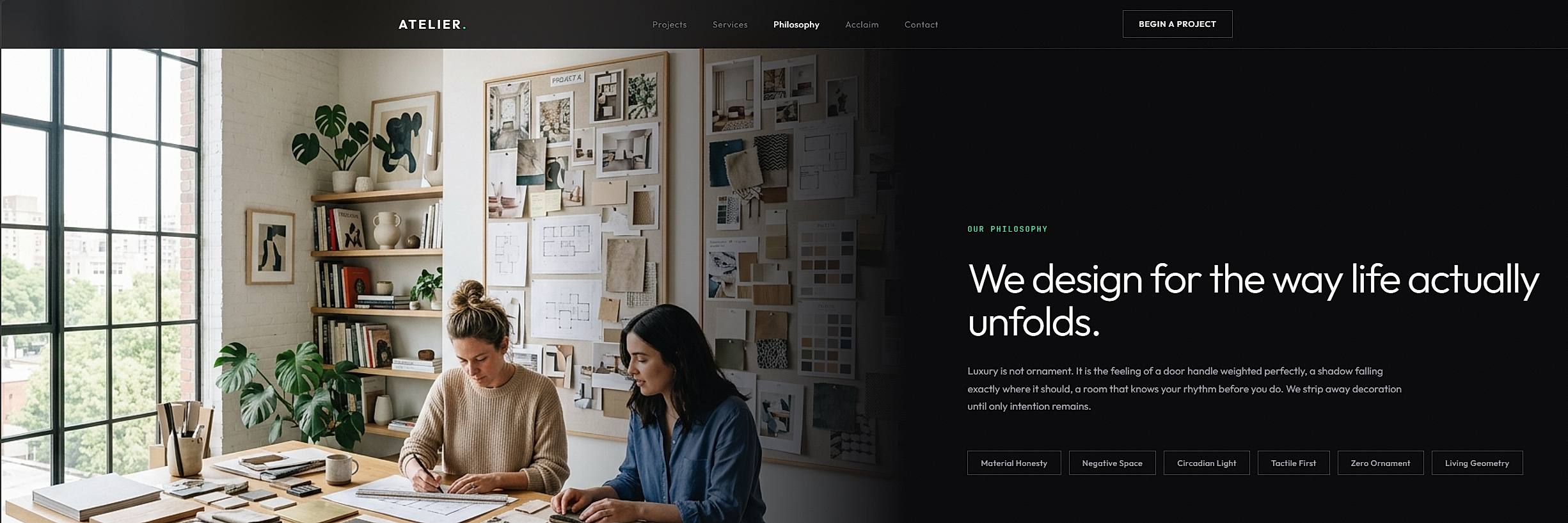 Atelier - Design Philosophy preview