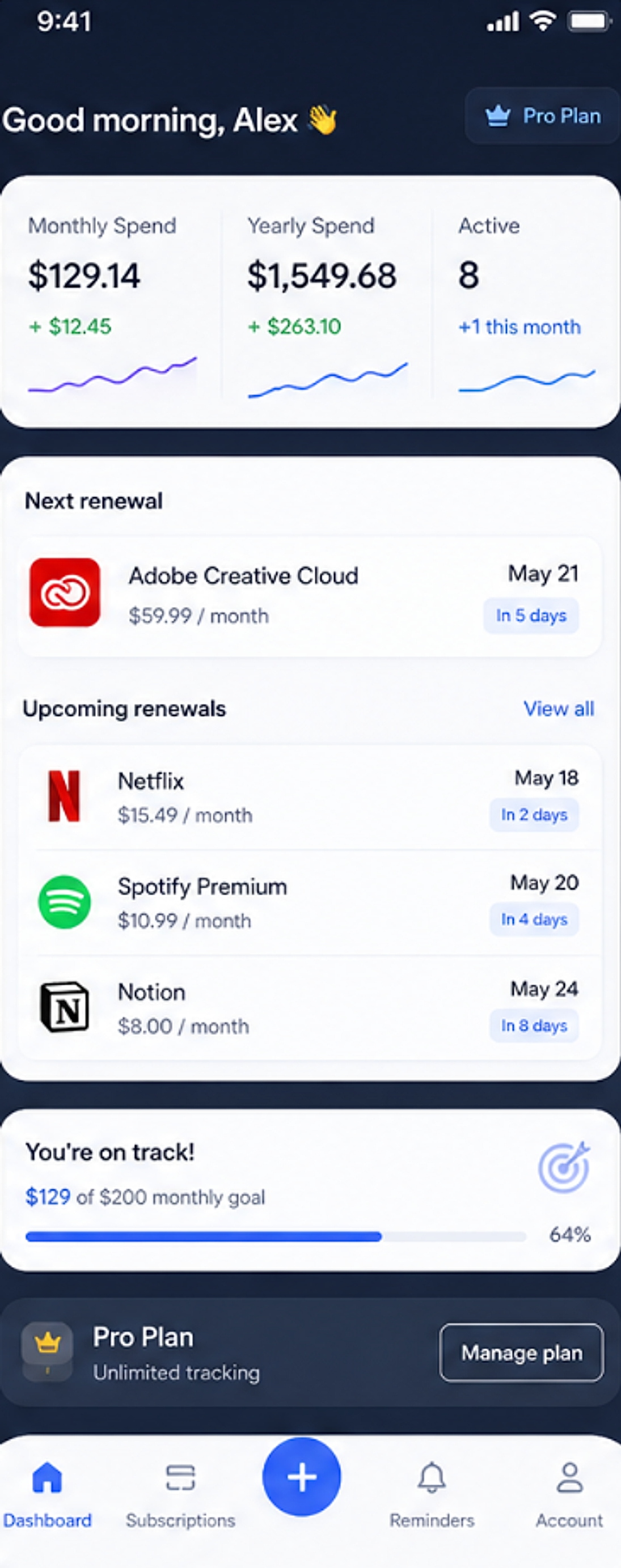 CancelCalm - Mobile App preview